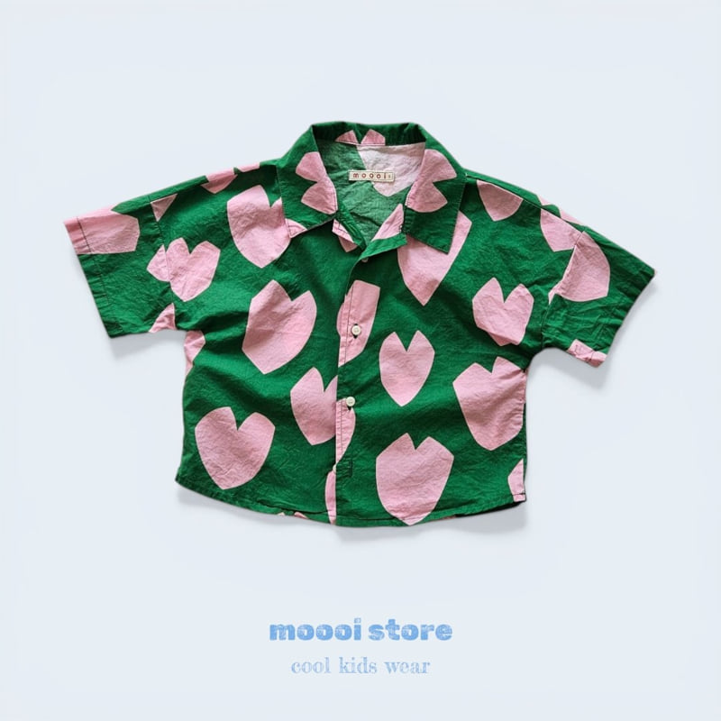 Mooi Store - Korean Children Fashion - #todddlerfashion - Big Heart Shirt - 7