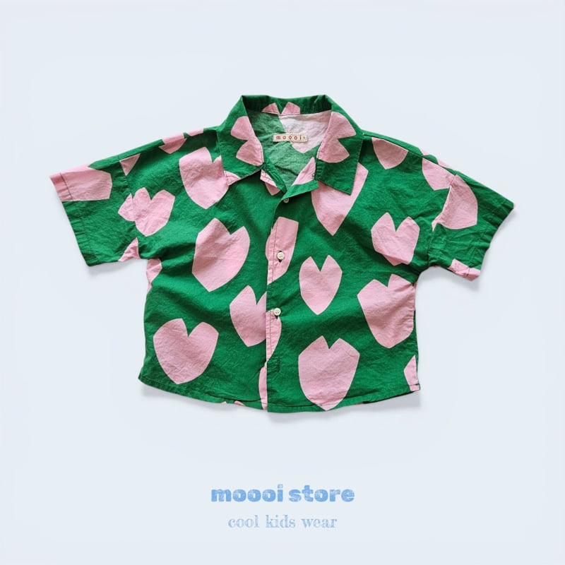 Mooi Store - Korean Children Fashion - #toddlerclothing - Big Heart Shirt - 8