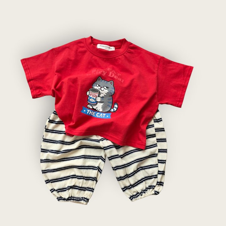 Moran - Korean Children Fashion - #Kfashion4kids - Catty Tee - 8