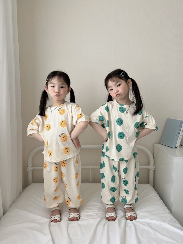 Moran - Korean Children Fashion - #childrensboutique - Smile Pop Set - 9