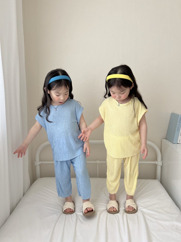 Moran - Korean Children Fashion - #childrensboutique - Wrinkle Set - 2