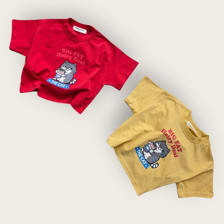 Moran - Korean Children Fashion - #childrensboutique - Catty Tee