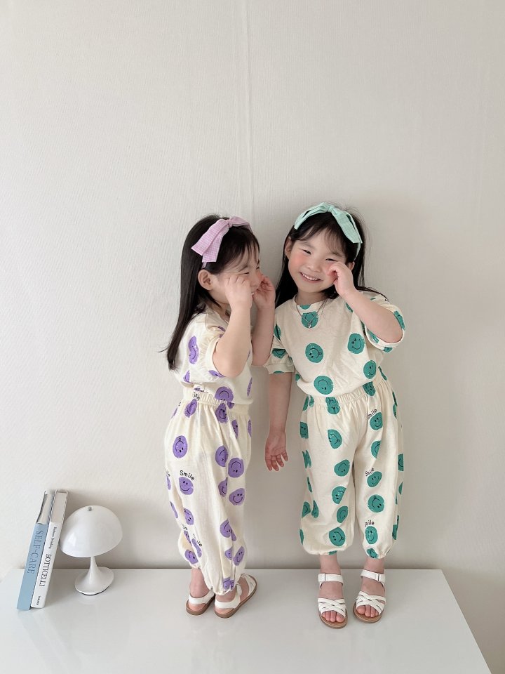 Moran - Korean Children Fashion - #designkidswear - Smile Pop Set - 10