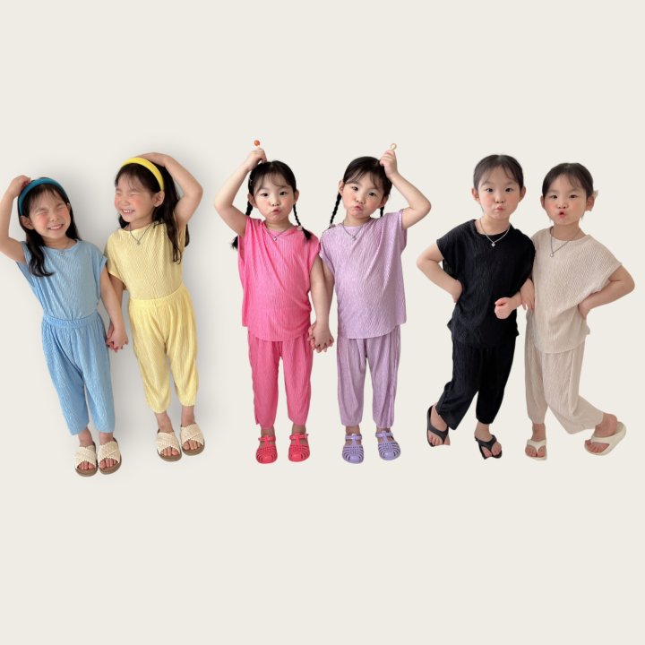 Moran - Korean Children Fashion - #designkidswear - Wrinkle Set - 4