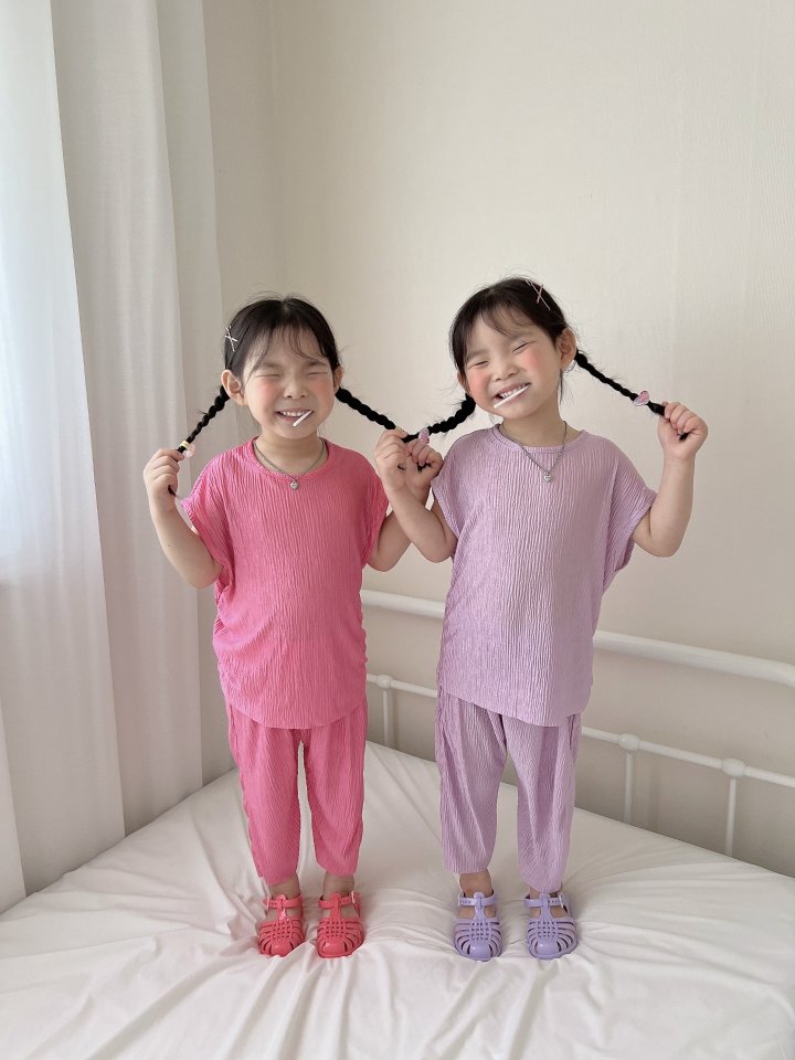 Moran - Korean Children Fashion - #fashionkids - Wrinkle Set - 5