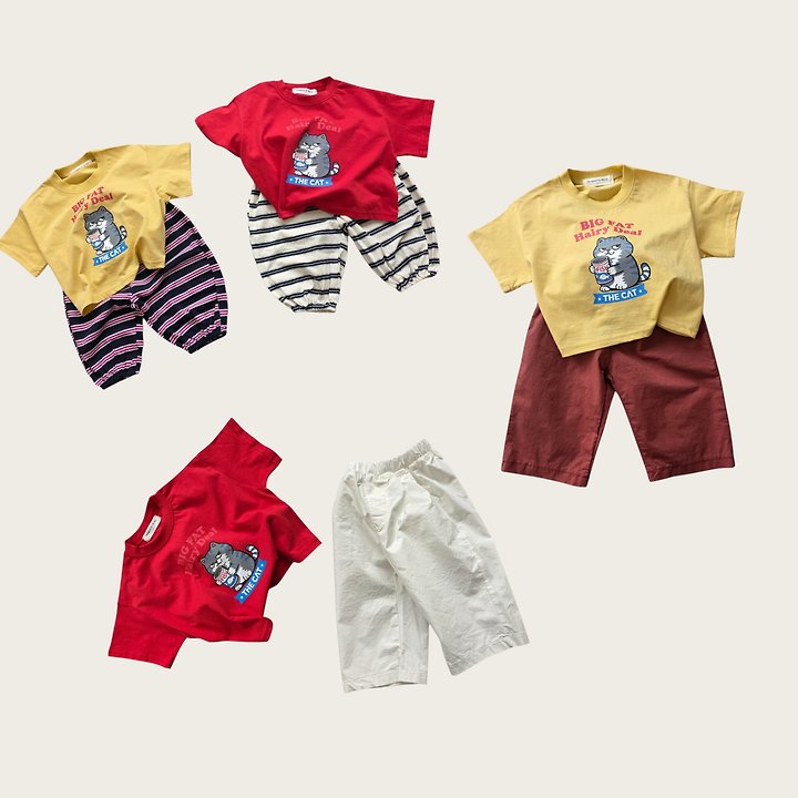 Moran - Korean Children Fashion - #discoveringself - Catty Tee - 4