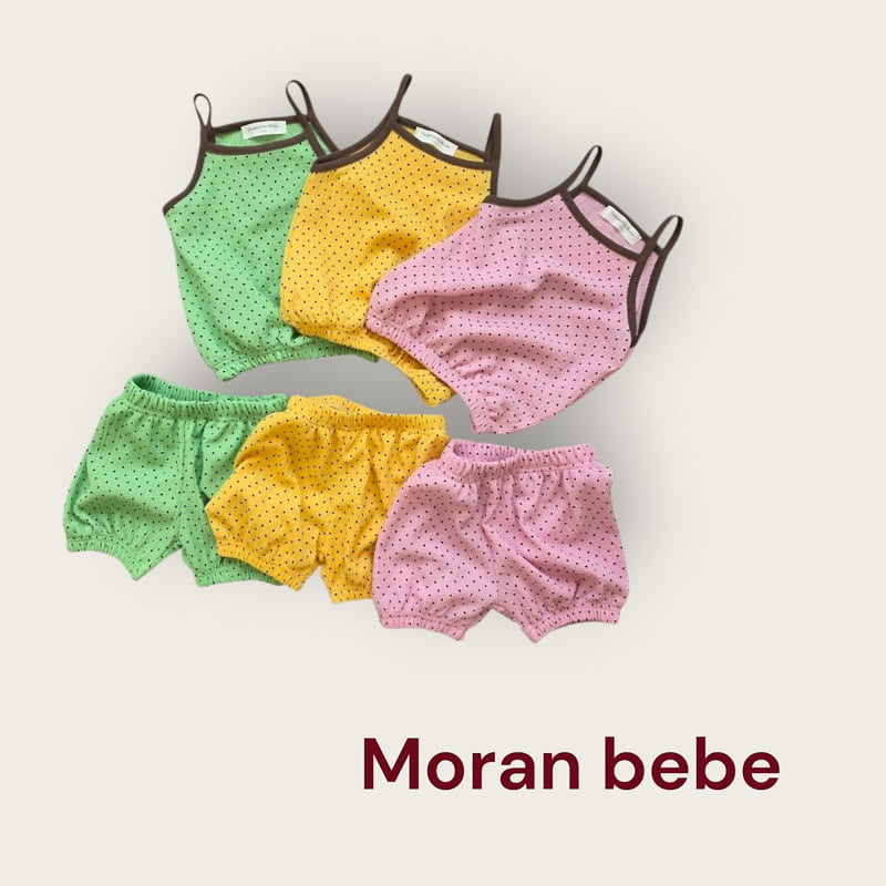 Moran - Korean Children Fashion - #kidsshorts - Dot Pumpkin Set