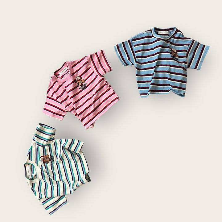 Moran - Korean Children Fashion - #kidsshorts - Popo Tee
