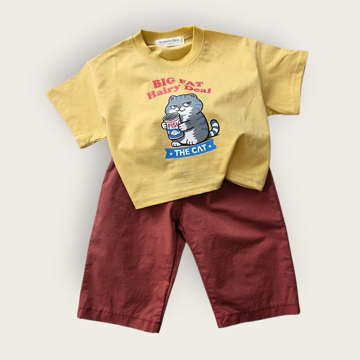 Moran - Korean Children Fashion - #kidsstore - Catty Tee - 6