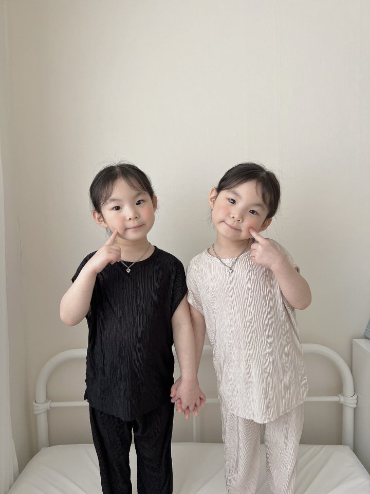 Moran - Korean Children Fashion - #kidzfashiontrend - Wrinkle Set - 8