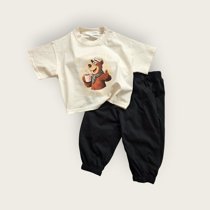 Moran - Korean Children Fashion - #kidzfashiontrend - Something Bear Tee - 8