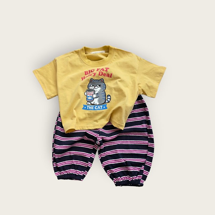 Moran - Korean Children Fashion - #kidzfashiontrend - Catty Tee - 7