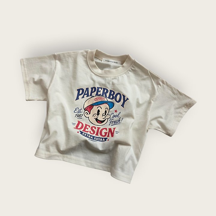 Moran - Korean Children Fashion - #kidsstore - Pepper Boy Tee - 4