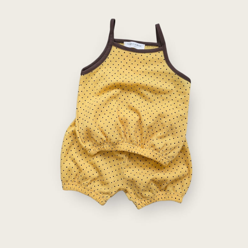 Moran - Korean Children Fashion - #littlefashionista - Dot Pumpkin Set - 5