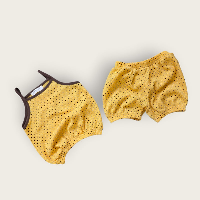 Moran - Korean Children Fashion - #minifashionista - Dot Pumpkin Set - 7