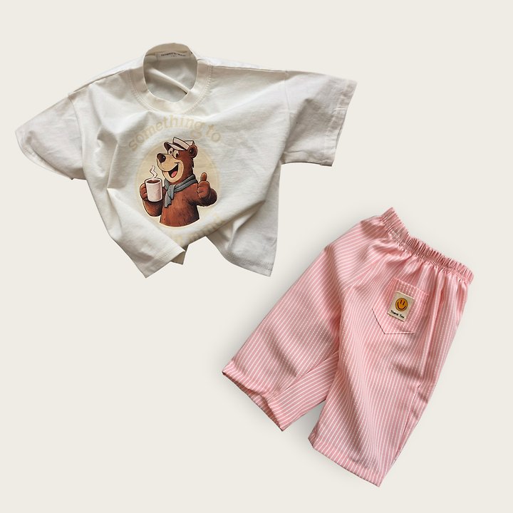 Moran - Korean Children Fashion - #prettylittlegirls - Smile Cool Baggy Pants - 5