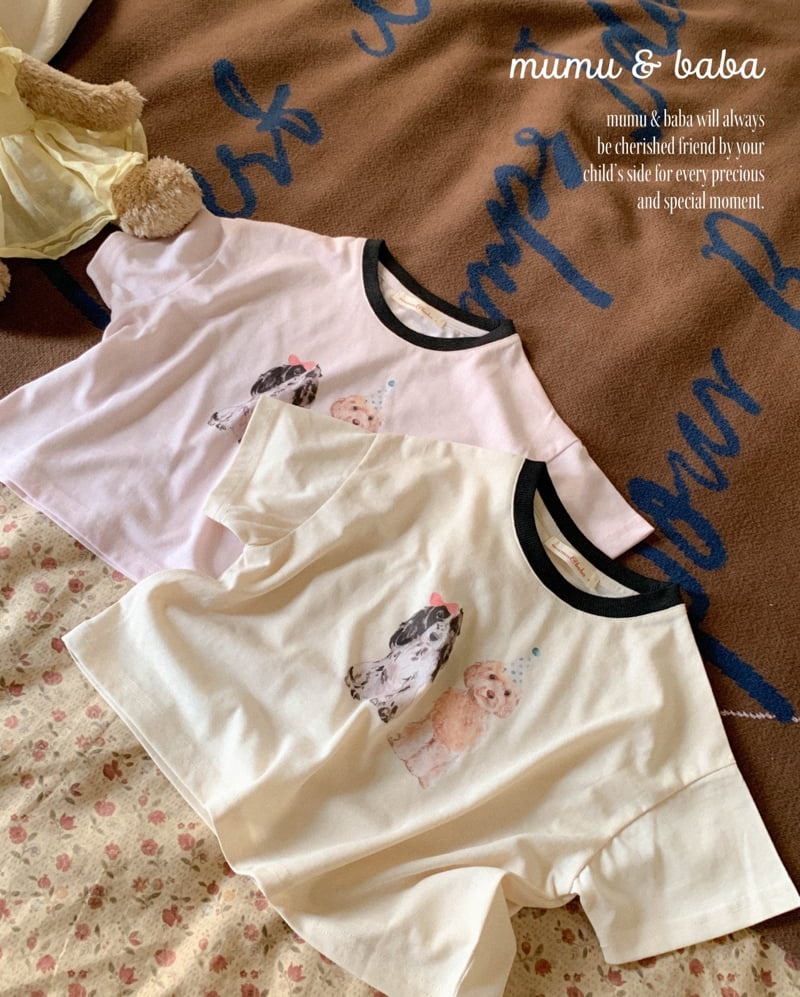 Mumunbaba - Korean Children Fashion - #Kfashion4kids - Bebe Dog Tee
