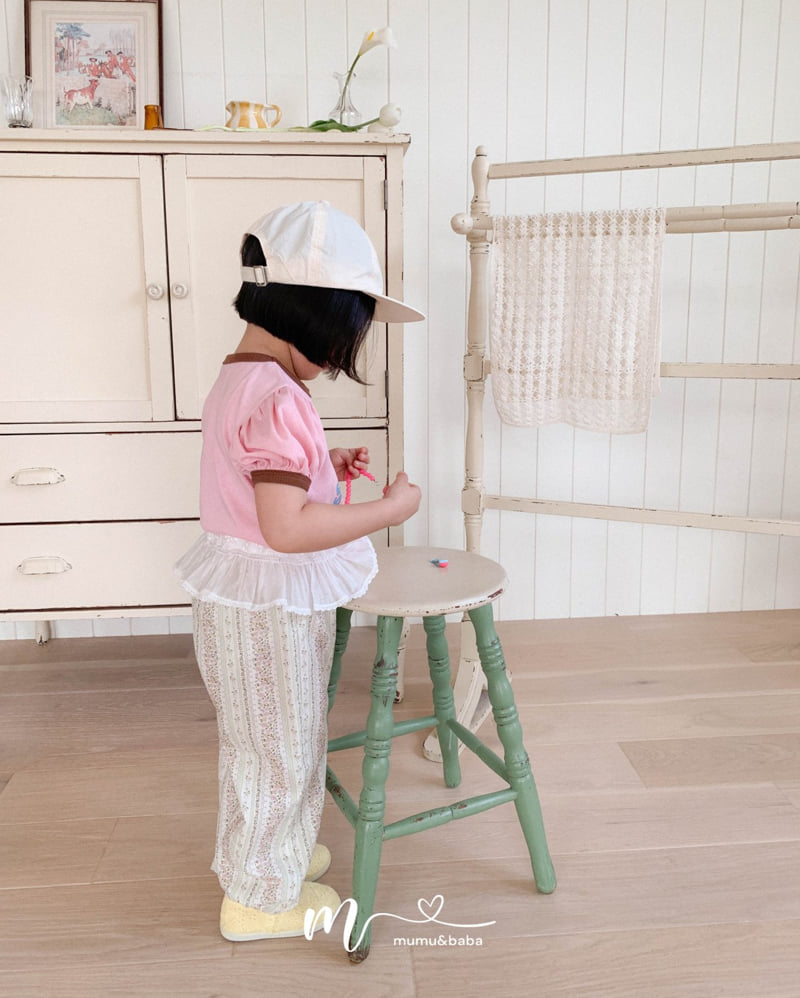 Mumunbaba - Korean Children Fashion - #Kfashion4kids - Peach Peach Tee - 11