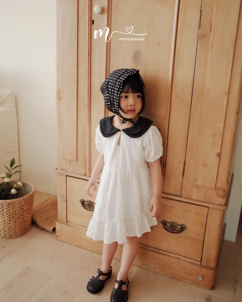 Mumunbaba - Korean Children Fashion - #Kfashion4kids - Collar Punching One-piece - 9