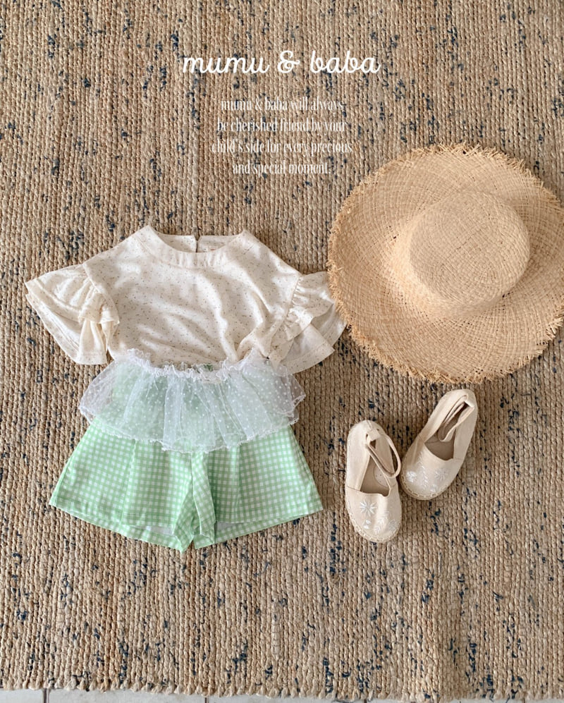 Mumunbaba - Korean Children Fashion - #designkidswear - Check Set Pants - 11
