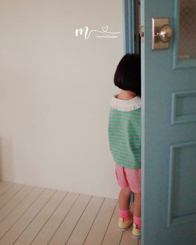Mumunbaba - Korean Children Fashion - #discoveringself - Chewing Collar Tee - 10