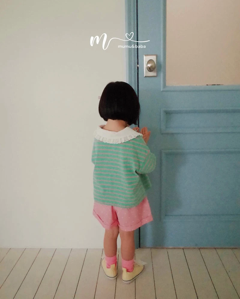 Mumunbaba - Korean Children Fashion - #fashionkids - Chewing Collar Tee - 11