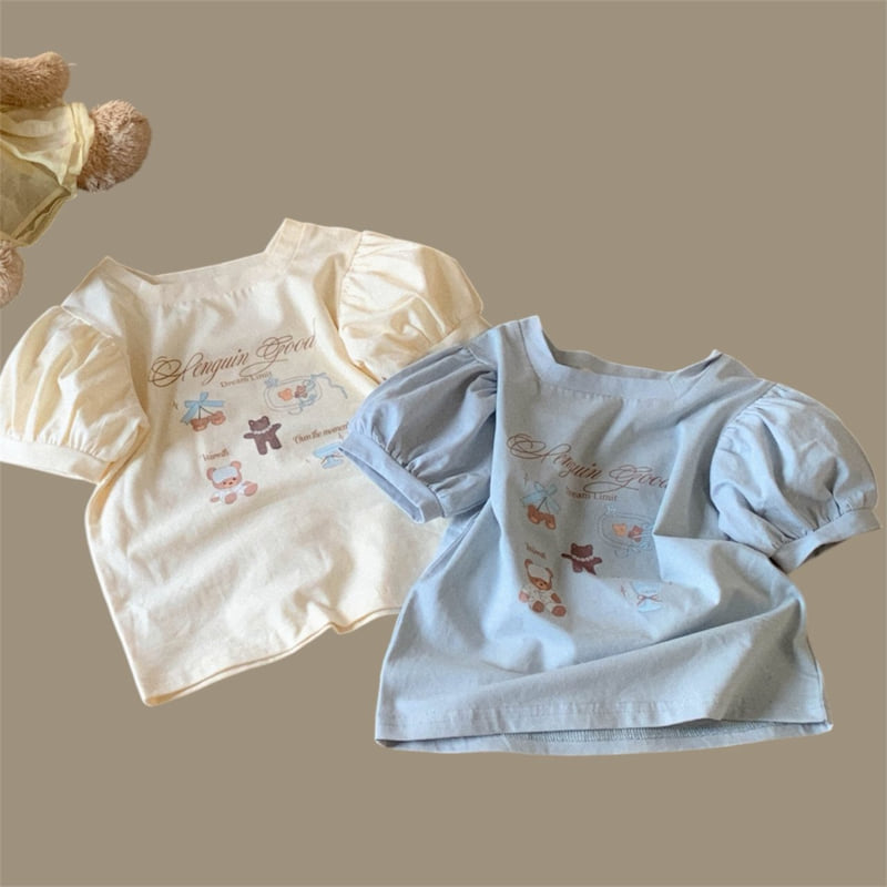 Mumunbaba - Korean Children Fashion - #kidsshorts - Ppogom Tee - 2