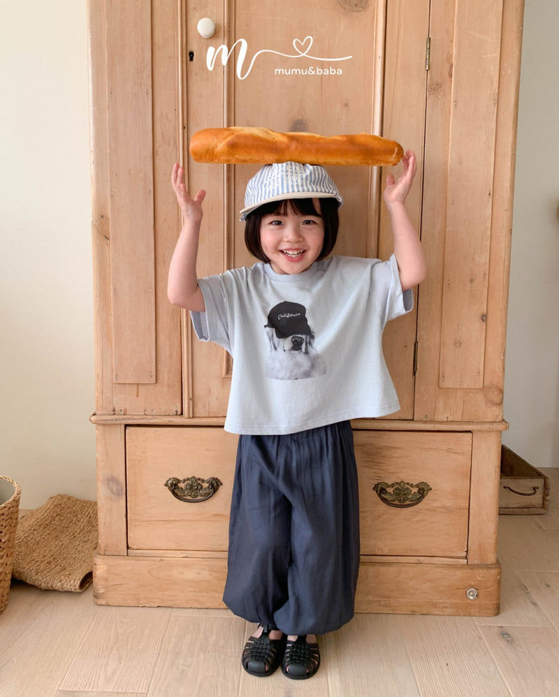 Mumunbaba - Korean Children Fashion - #kidsshorts - Cali Dog Tee - 11