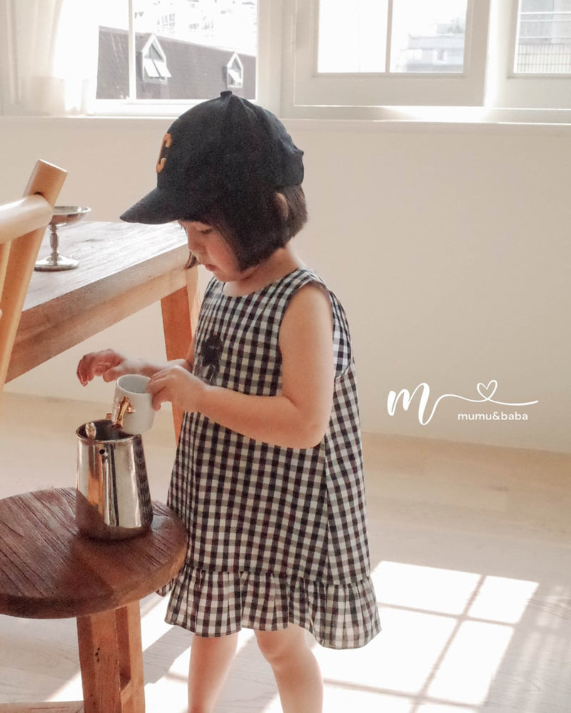 Mumunbaba - Korean Children Fashion - #kidsstore - Check Check One-piece - 7