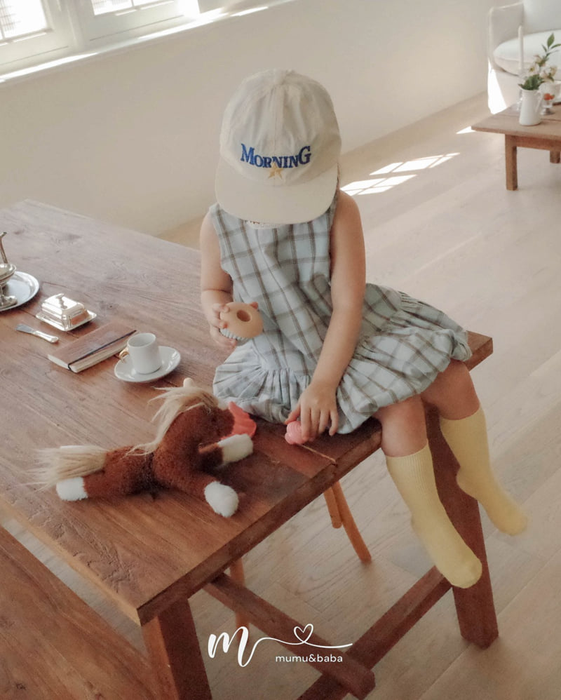 Mumunbaba - Korean Children Fashion - #littlefashionista - Mongle Check One-piece - 9