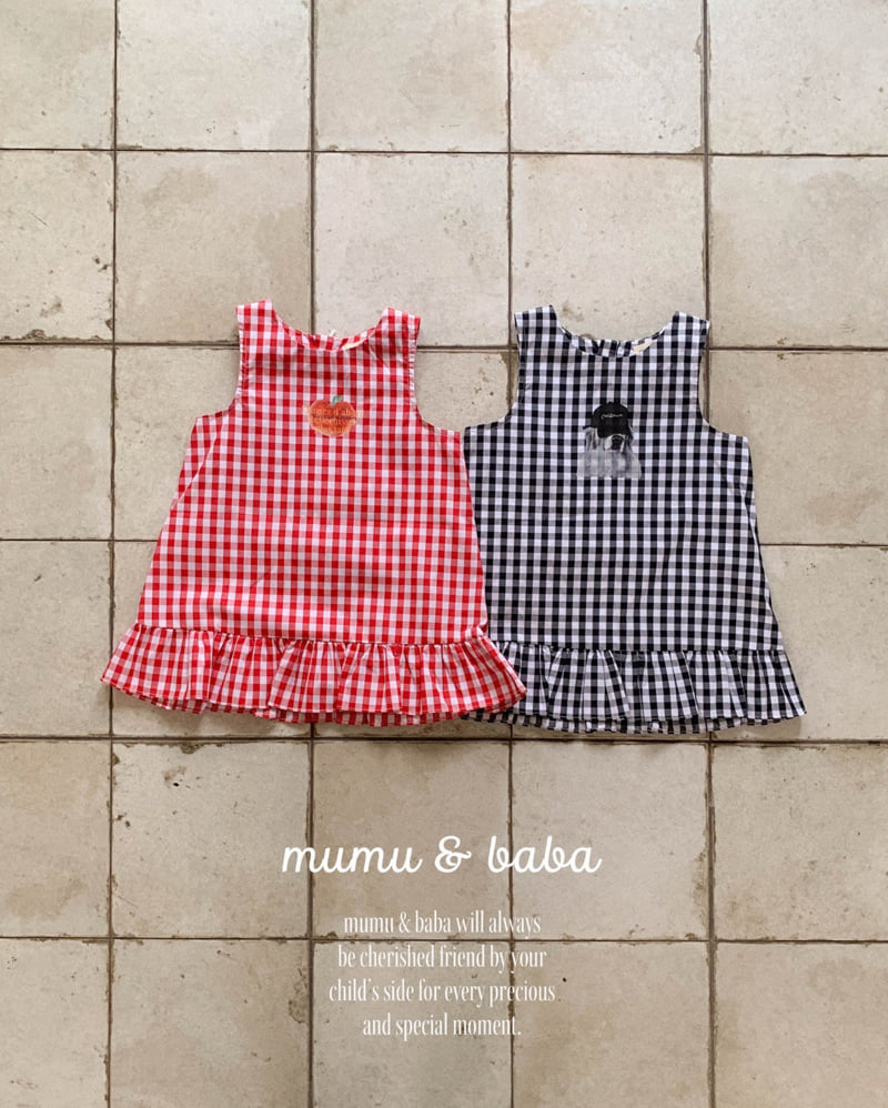 Mumunbaba - Korean Children Fashion - #magicofchildhood - Check Check One-piece - 11