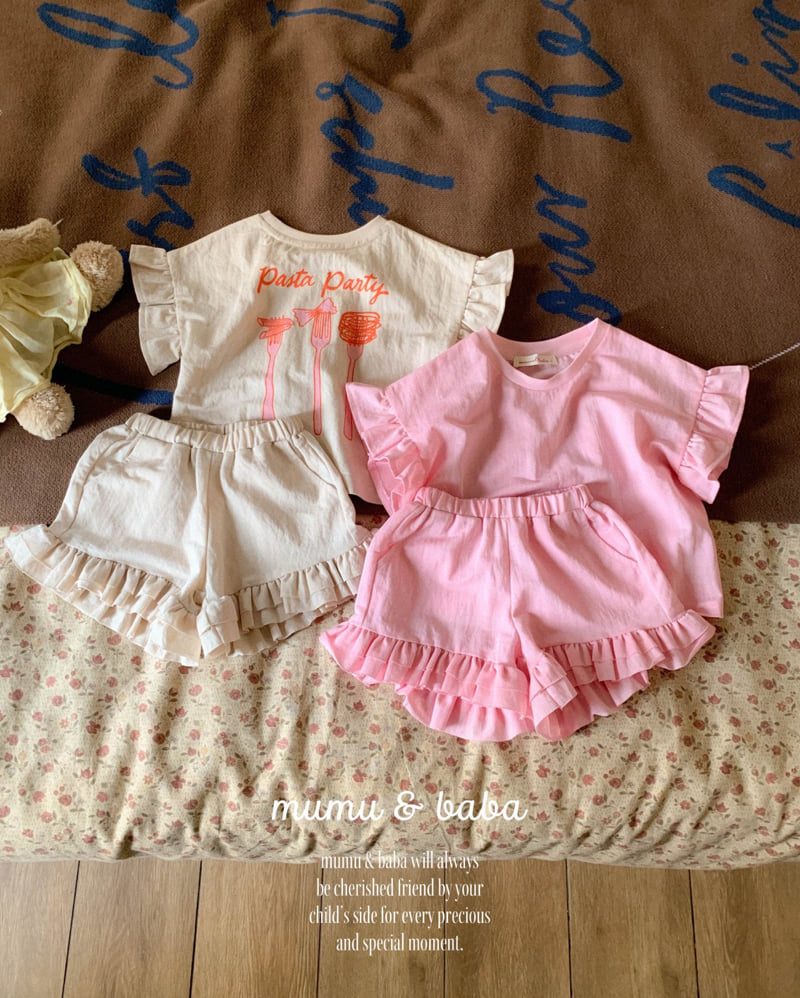 Mumunbaba - Korean Children Fashion - #magicofchildhood - Pasta Set Pants - 2
