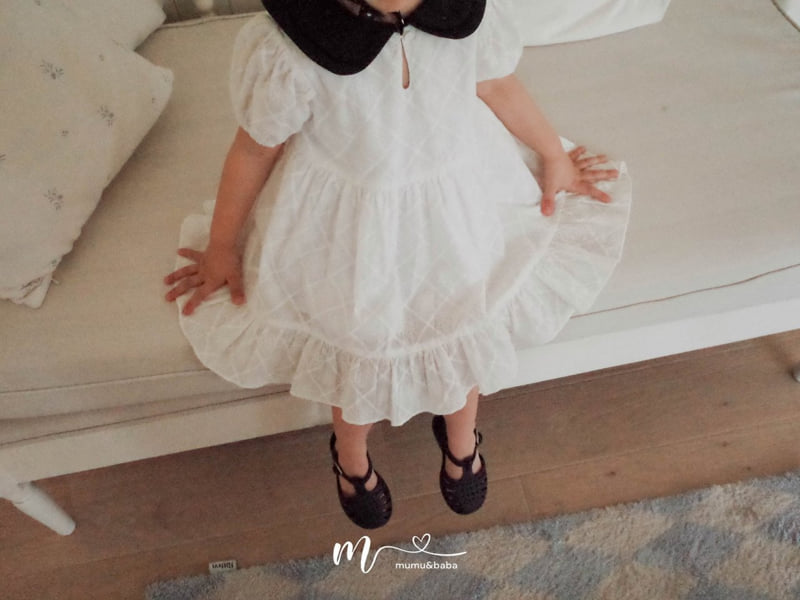 Mumunbaba - Korean Children Fashion - #minifashionista - Collar Punching One-piece - 12