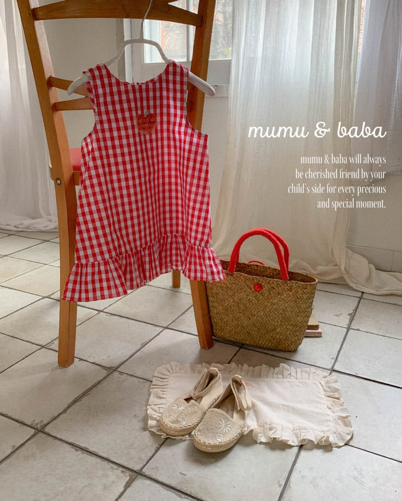 Mumunbaba - Korean Children Fashion - #minifashionista - Check Check One-piece - 12
