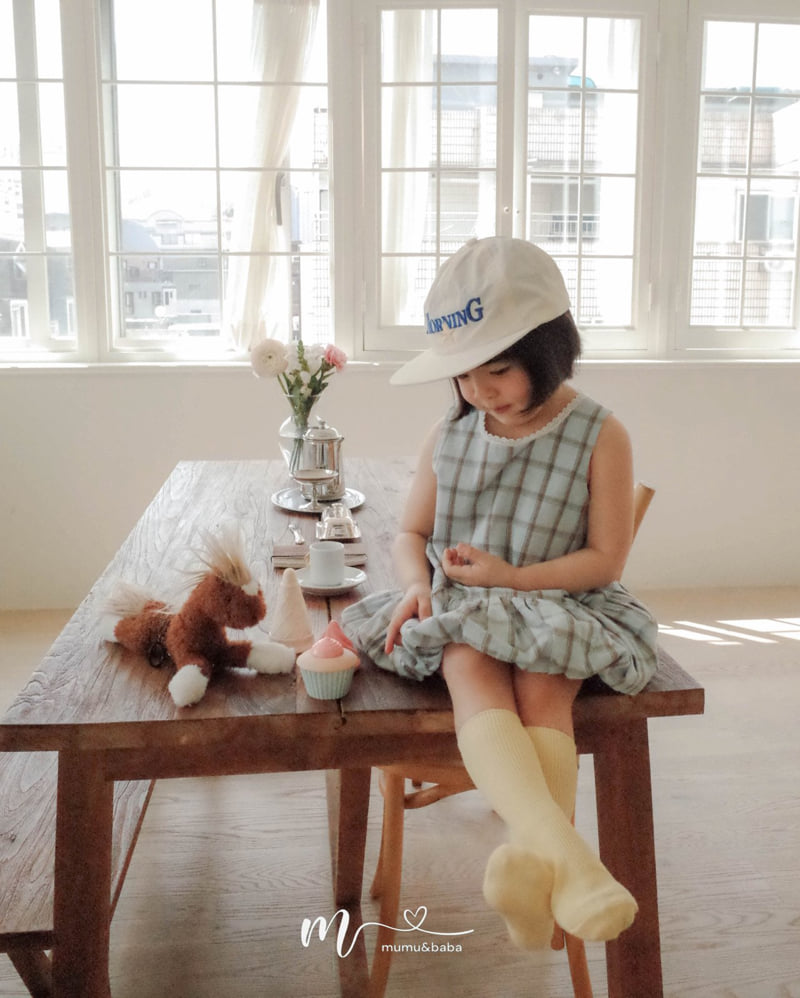 Mumunbaba - Korean Children Fashion - #prettylittlegirls - Mongle Check One-piece - 12