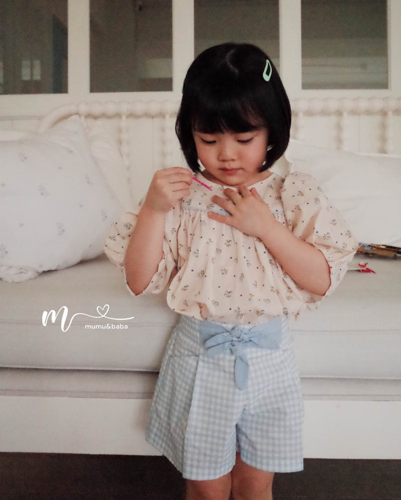 Mumunbaba - Korean Children Fashion - #prettylittlegirls - Check Set Pants - 5