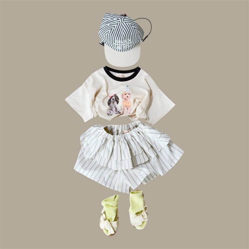 Mumunbaba - Korean Children Fashion - #toddlerclothing - Bebe Dog Tee - 7