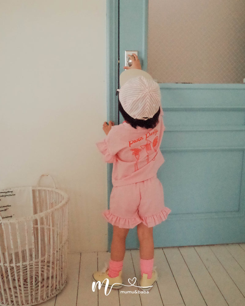 Mumunbaba - Korean Children Fashion - #toddlerclothing - Pasta Set Pants - 6