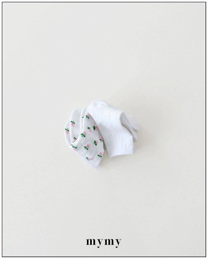 My Socks - Korean Children Fashion - #magicofchildhood - Strawberry Set - 5