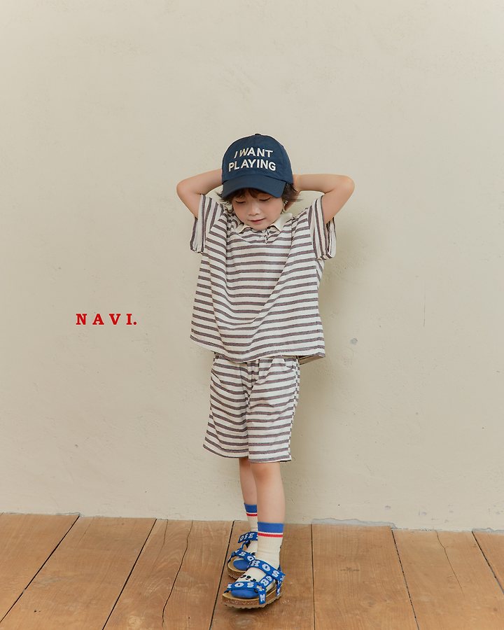 Navi - Korean Children Fashion - #childofig - Mo Multi Tee - 5