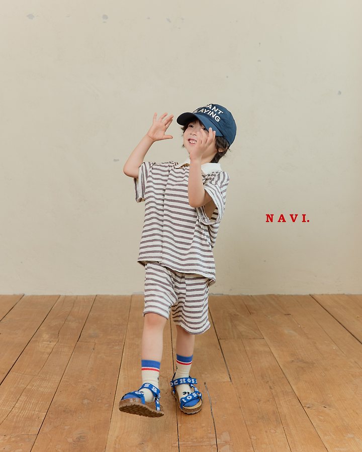 Navi - Korean Children Fashion - #childofig - Mo Multi Tee - 6