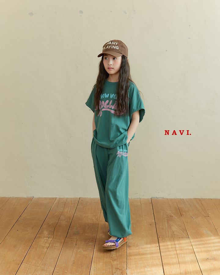 Navi - Korean Children Fashion - #childofig - Rolling Tee - 2