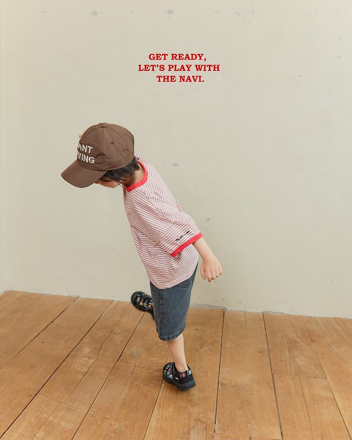 Navi - Korean Children Fashion - #childofig - Curve Denim Pants - 9