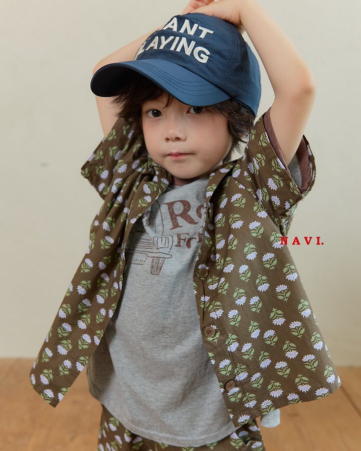 Navi - Korean Children Fashion - #childrensboutique - Canna Shirt