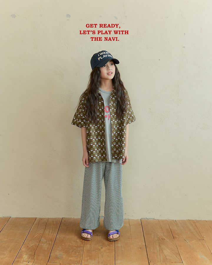 Navi - Korean Children Fashion - #childrensboutique - Line Pants - 3
