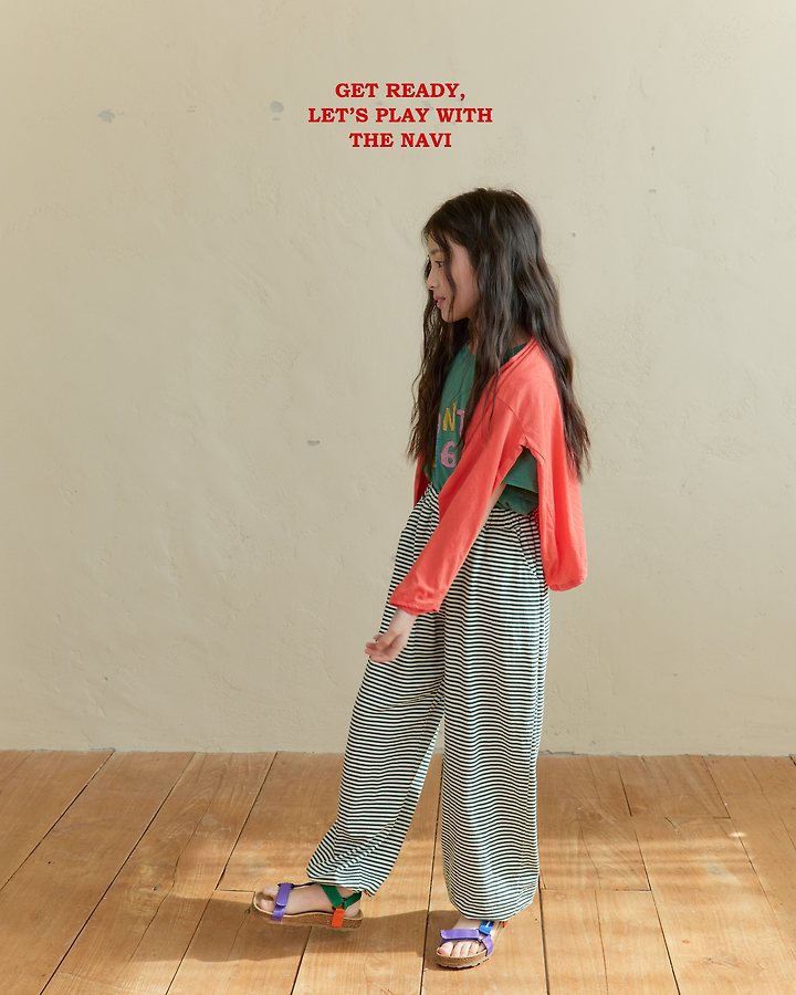 Navi - Korean Children Fashion - #discoveringself - Line Pants - 5