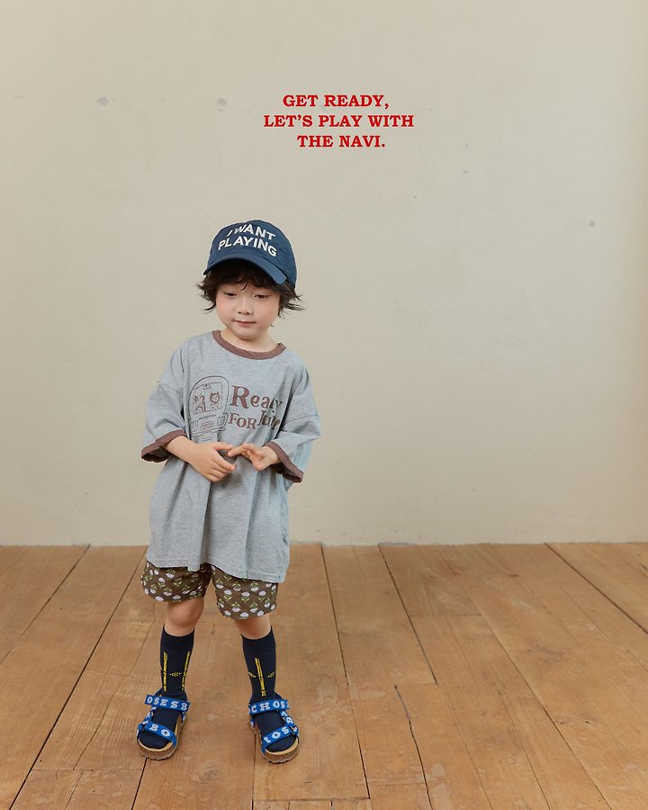 Navi - Korean Children Fashion - #kidsshorts - Ready Fun Tee - 2