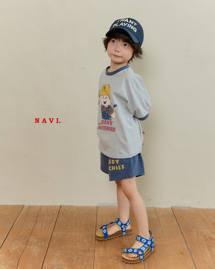 Navi - Korean Children Fashion - #kidsshorts - Boy Tee - 12