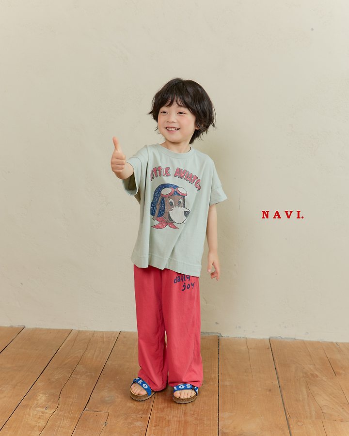 Navi - Korean Children Fashion - #kidsshorts - Pilot Tee - 2