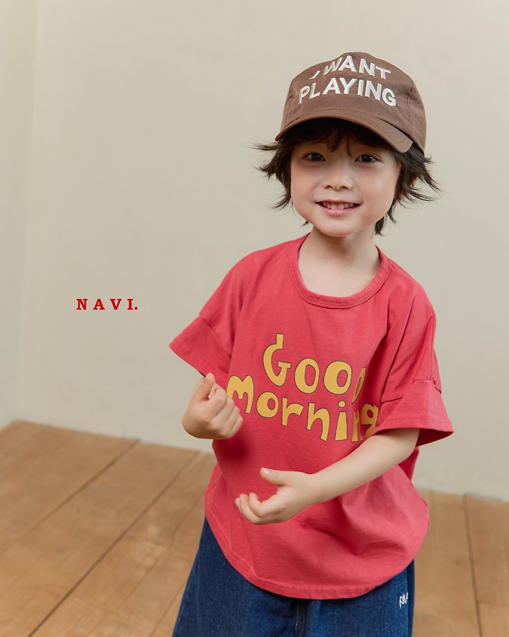 Navi - Korean Children Fashion - #kidzfashiontrend - Morning Tee - 5